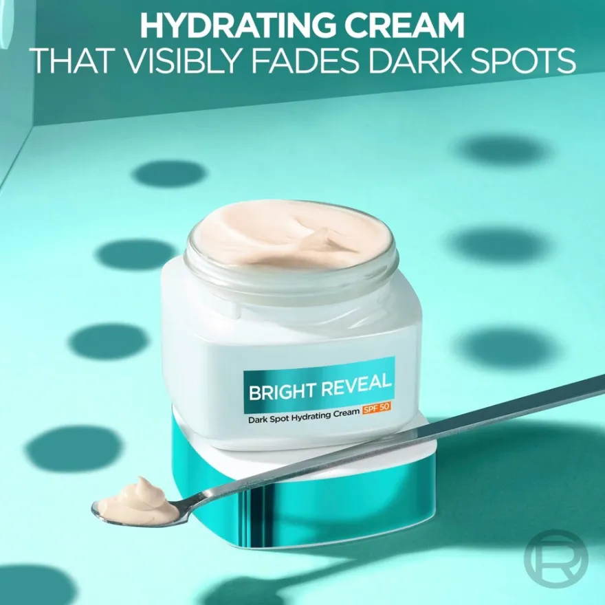 L'Oréal Paris Bright Reveal Niacinamide Dark Spot Hydrating Cream SK 50 päivävoide 50ml