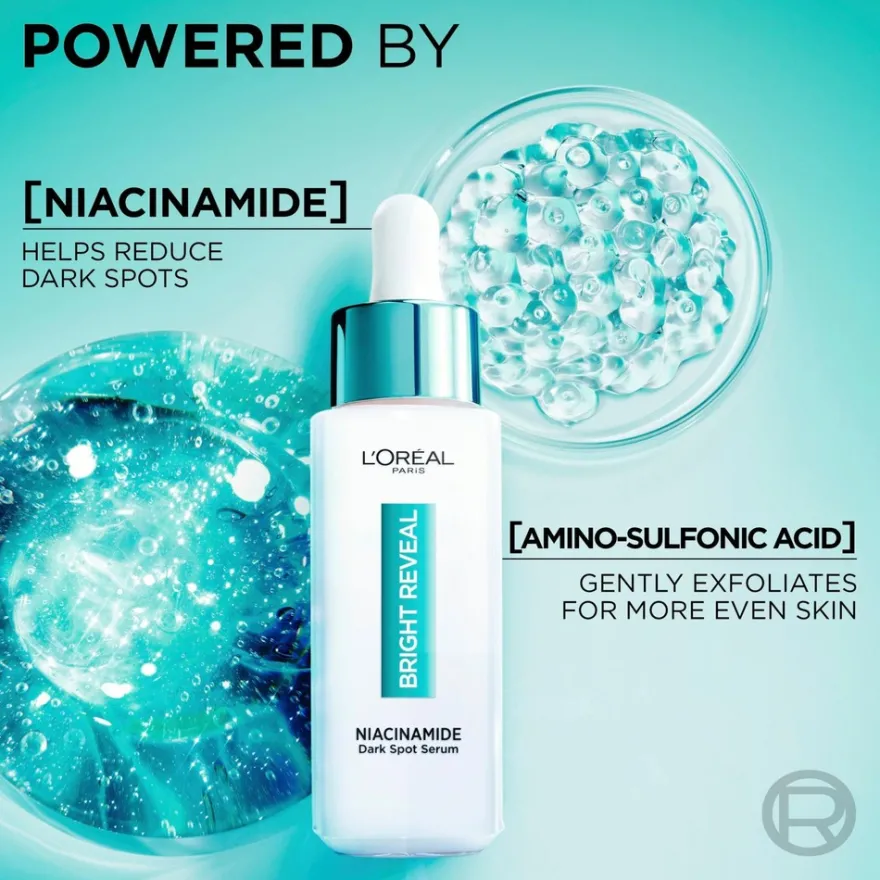 L'Oréal Paris Bright Reveal Niacinamide Dark Spot seerumi 30ml