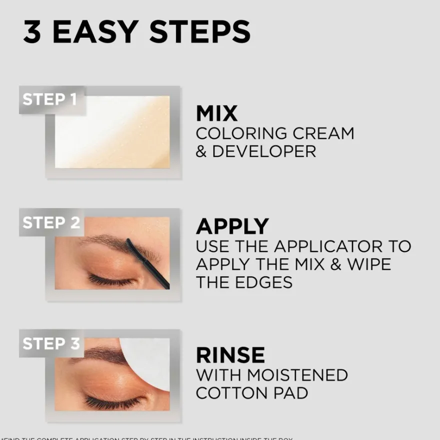 L'Oréal Paris Brow Color Kit 3.0 Dark Brunette kulmaväri 30ml