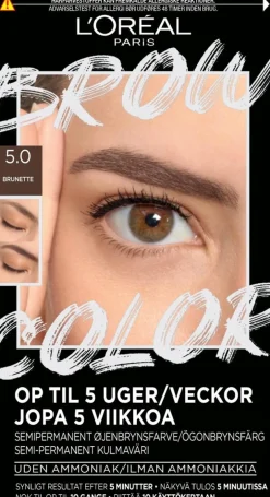 L'Oréal Paris Brow Color Kit 3.0 Dark Brunette kulmaväri 30ml