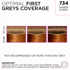 L'Oréal Paris Casting Crème Gloss 734 Amber Honey semi-permanent hiusväri normaaleille hiuksille 1 pce