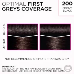 L'Oréal Paris Casting Crème Gloss 200 Ebony Black Musta kevytväri 1kpl