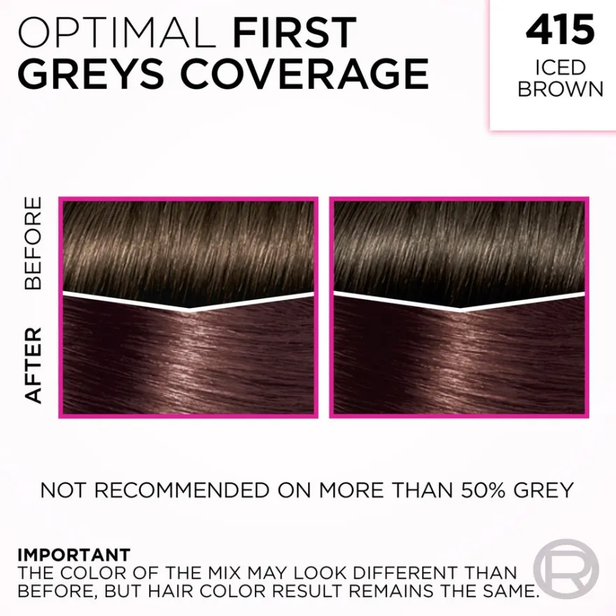 L'Oréal Paris Casting Crème Gloss 415 Iced Brown Syvä Kastanjanruskea kevytväri 1kpl