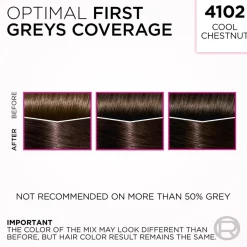 L'Oréal Paris Casting Crème Gloss 4102 Keskiruskea Tuhka Neutraali Helmiäinen kevytväri 1kpl