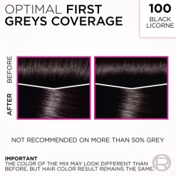 L'Oréal Paris Casting Crème Gloss 100 Black Licorne semi-permanent hiusväri normaaleille hiuksille 1 pce