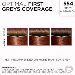 L'Oréal Paris Casting Crème Gloss 554 Spicy Choco Vaaleanruskea Mahonkikupari kevytväri 1kpl