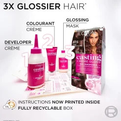 L'Oréal Paris Casting Créme Gloss 618 Vanilla Mocha kevytväri 1kpl