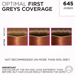 L'Oréal Paris Casting Crème Gloss 645 Amber Kastanjanruskea kevytväri 1kpl