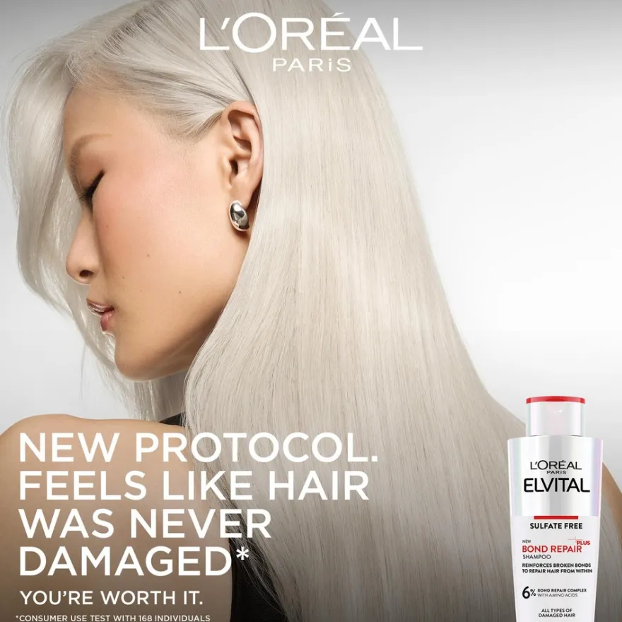 L'Oréal Paris Elvital Bond Repair Shampoo 200ML shampoo vaurioituneille hiuksille ml