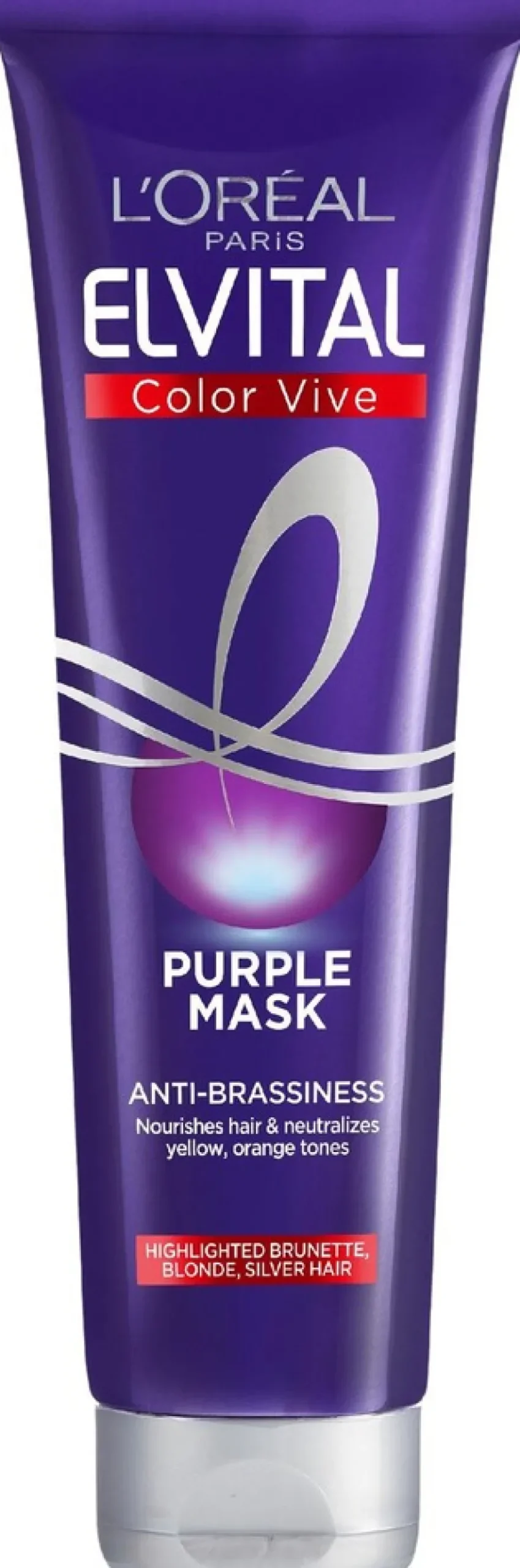 L'Oréal Paris Elvital Color Vive Purple violetinvärinen hopeanaamio 150ml
