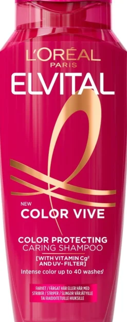 L'Oréal Paris Elvital Color-Vive Shampoo värjätyille ja raidoitetuille hiuksille 250ml