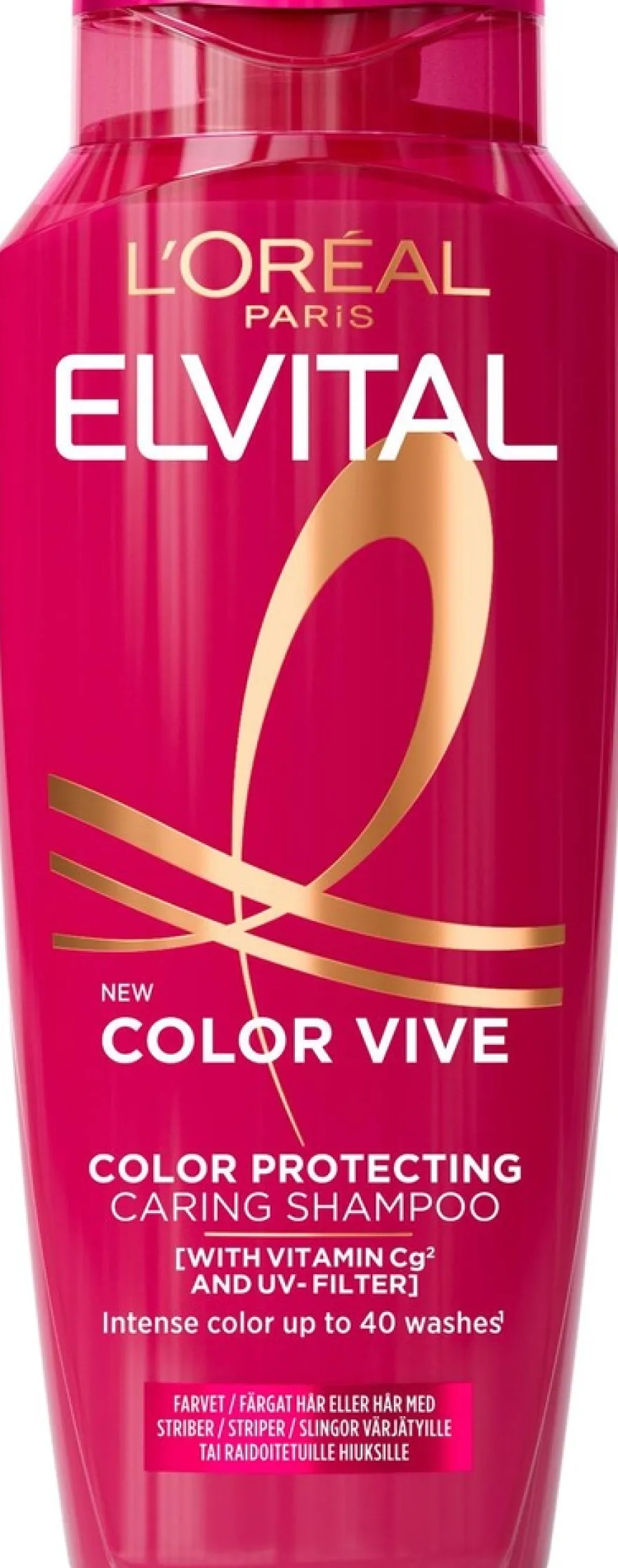 L'Oréal Paris Elvital Color-Vive Shampoo värjätyille ja raidoitetuille hiuksille 250ml