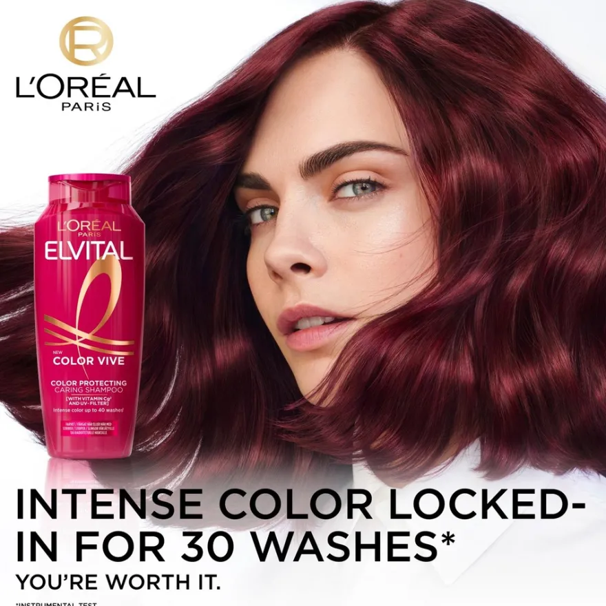 L'Oréal Paris Elvital Color-Vive Shampoo värjätyille ja raidoitetuille hiuksille 250ml