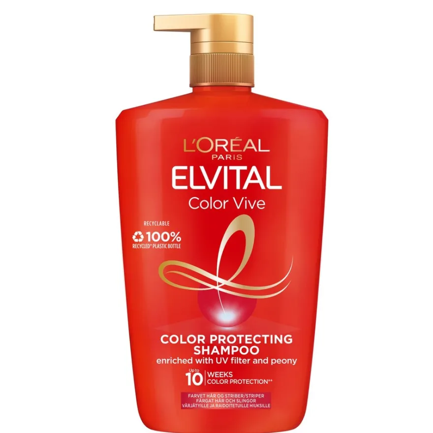 L'Oréal Paris Elvital Color Vive shampoo värjätyille hiuksille 1000ml