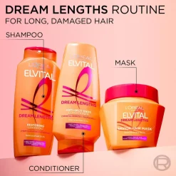 L'Oréal Paris Elvital Dream Length Savior Mask hiusnaamio pitkille, vaurioituneille hiuksille 300ml