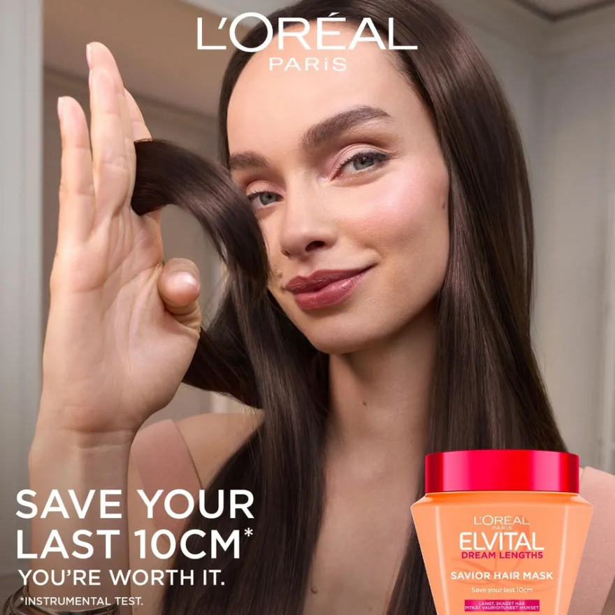 L'Oréal Paris Elvital Dream Length Savior Mask hiusnaamio pitkille, vaurioituneille hiuksille 300ml