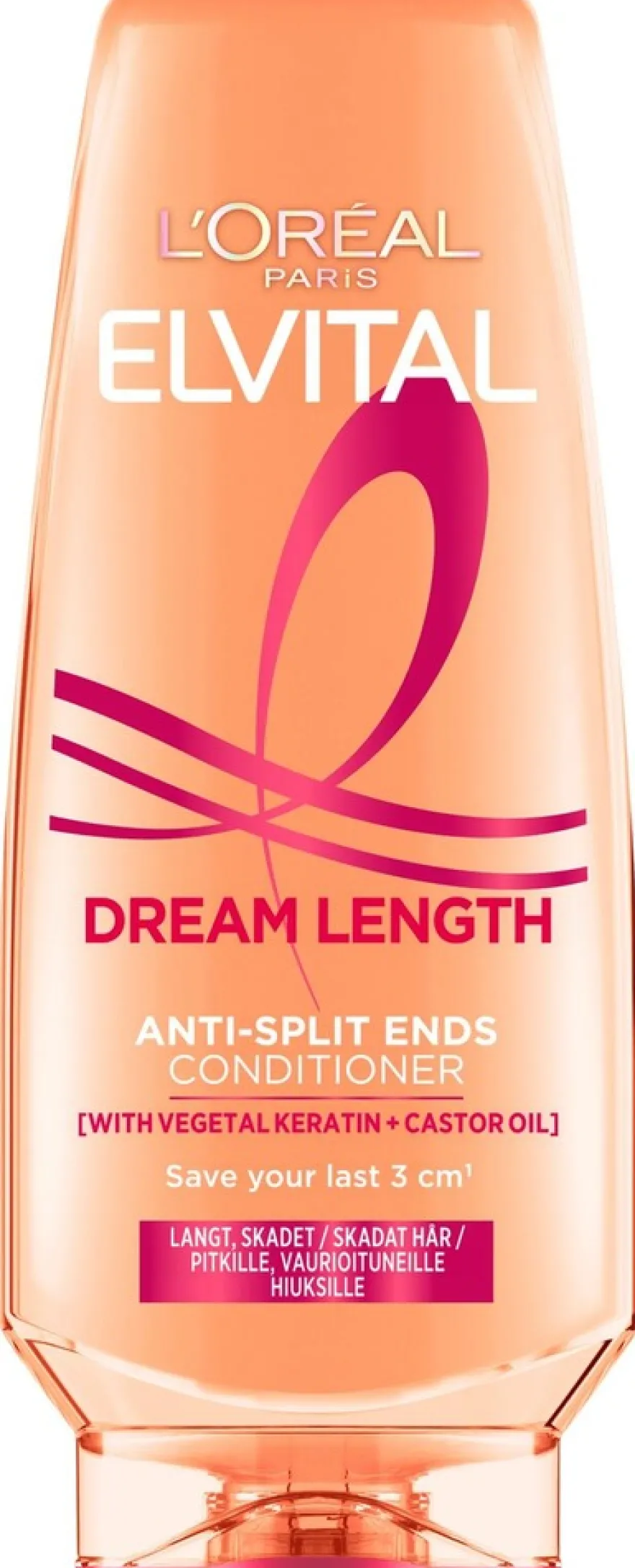 L'Oréal Paris Elvital Dream Length HairDetangler hoitoaine pitkille, vaurioituneille hiuksille 200ml