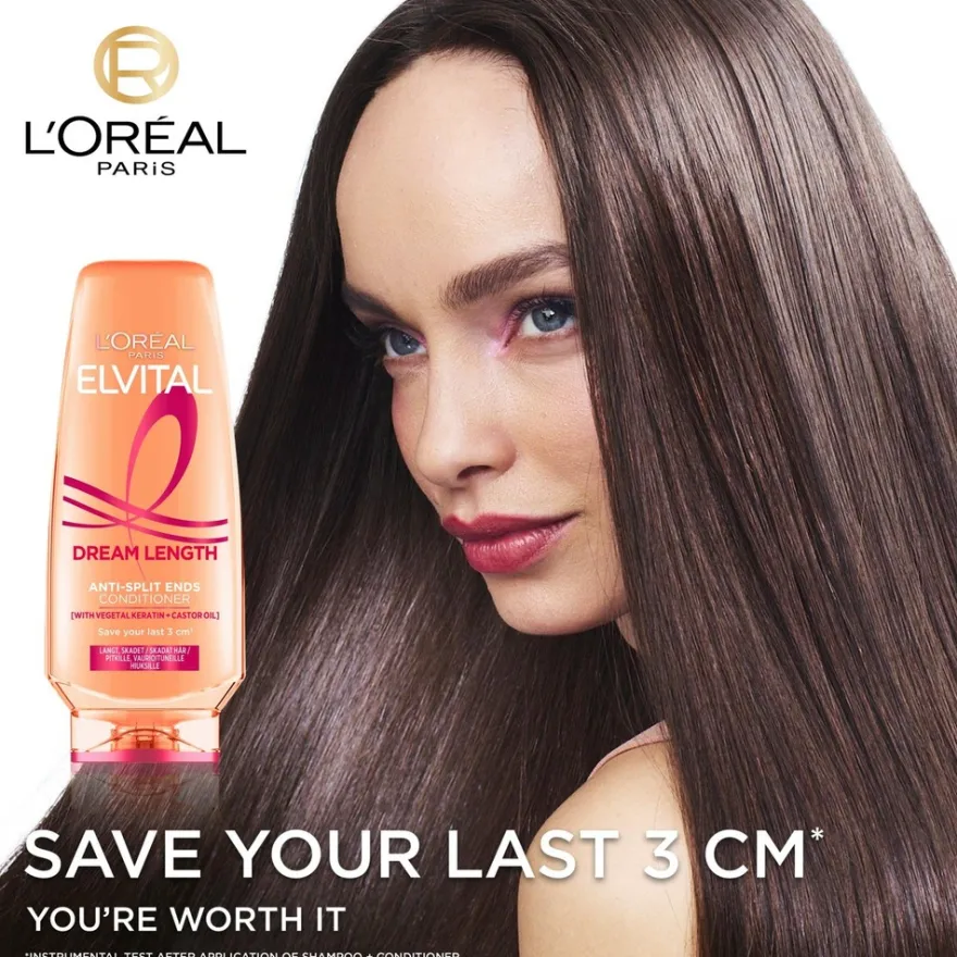 L'Oréal Paris Elvital Dream Length HairDetangler hoitoaine pitkille, vaurioituneille hiuksille 200ml