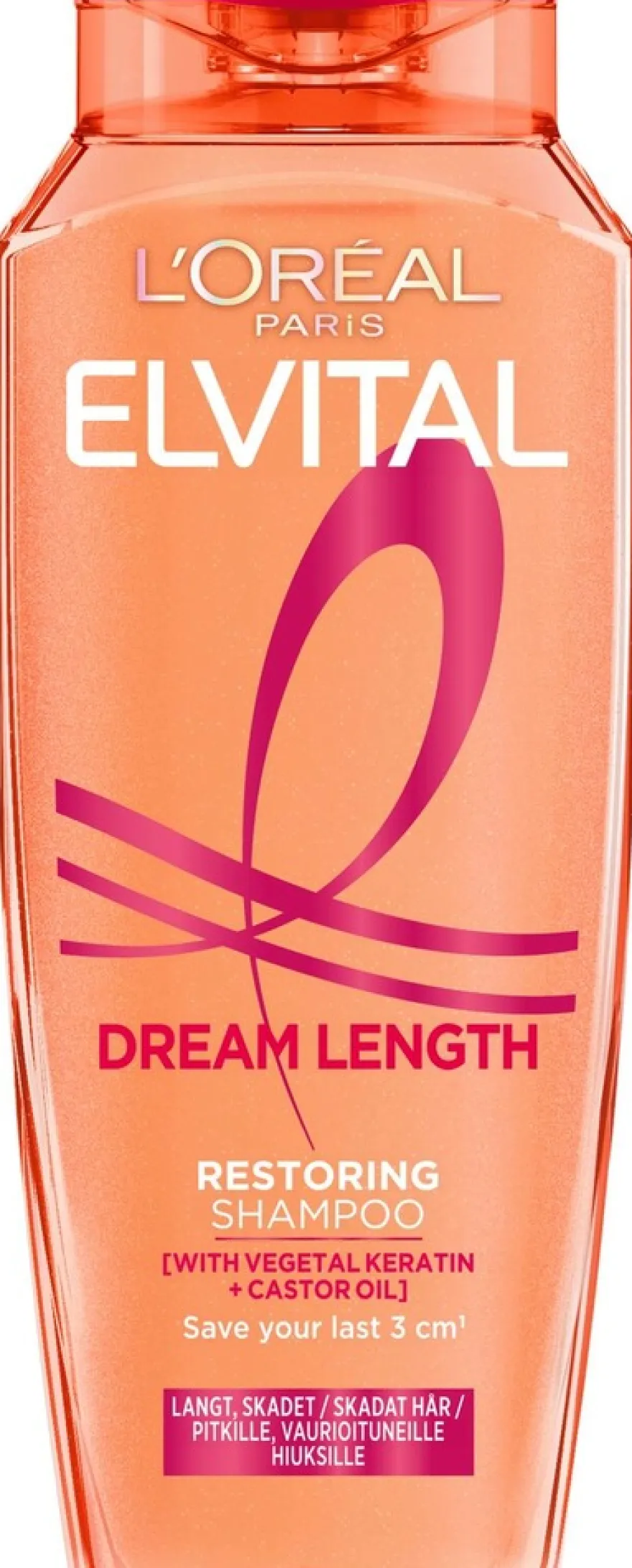 L'Oréal Paris Elvital Dream Length Restoring shampoo pitkille, vaurioituneille hiuksille 250ml