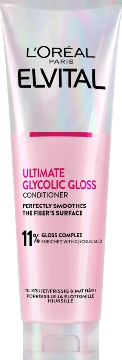 L'Oréal Paris Elvital Glycolic Gloss hoitoaine kiillottomille hiuksille 150ml