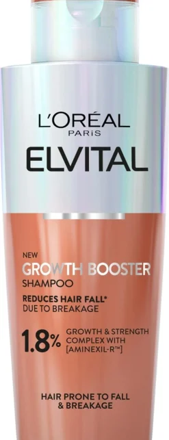 L'Oréal Paris Elvital Growth Booster Shampoo hiustenlähtöä vastaan 200 ml