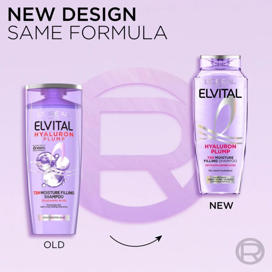 L'Oréal Paris Elvital Hyaluron Plump shampoo kosteutta kaipaaville hiuksille 250ml