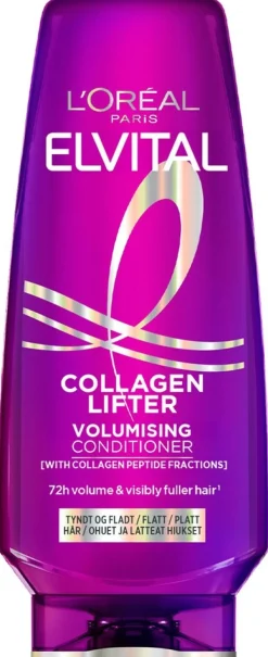 L'Oréal Paris Elvital 200ml Collagen Lifter hoitoaine ohuille ja latteille hiuksille