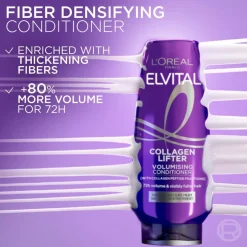 L'Oréal Paris Elvital 200ml Collagen Lifter hoitoaine ohuille ja latteille hiuksille