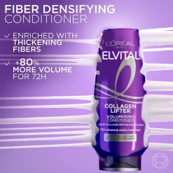 L'Oréal Paris Elvital 200ml Collagen Lifter hoitoaine ohuille ja latteille hiuksille