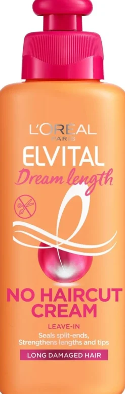 L'Oréal Paris Elvital 200ml Dream Length No Haircut hoitovoide pitkille, vaurioituneille hiuksille