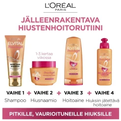 L'Oréal Paris Elvital 200ml Dream Length No Haircut hoitovoide pitkille, vaurioituneille hiuksille
