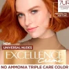 L'Oréal Paris Excellence Creme Universal Nudes 7UR Copper kestoväri ilman ammoniakkia 1kpl