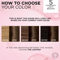 L'Oréal Paris Excellence Creme 5 Natural Light Brown Ruskea kestoväri 1kpl