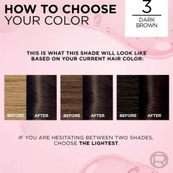 L'Oréal Paris Excellence Creme 3 Dark Brown Syvä Tummanruskea kestoväri 1kpl