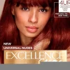 L'Oréal Paris Excellence Universal Nudes 4UR Dark Red kestoväri ilman ammoniakkia 1kpl