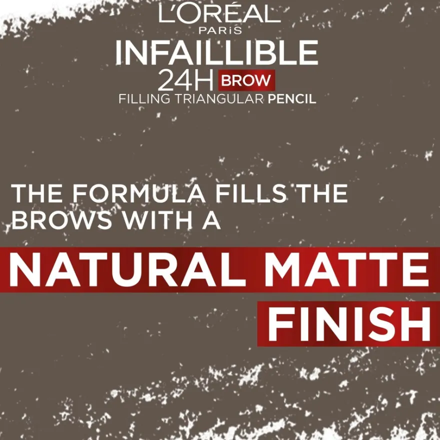 L'Oréal Paris Infaillible Brows 24H Filling Triangular Pencil 1.0 Ebony kulmakynä 1ml