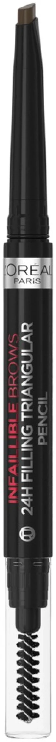 L'Oréal Paris Infaillible Brows 24H Filling Triangular Pencil 1.0 Ebony kulmakynä 1ml