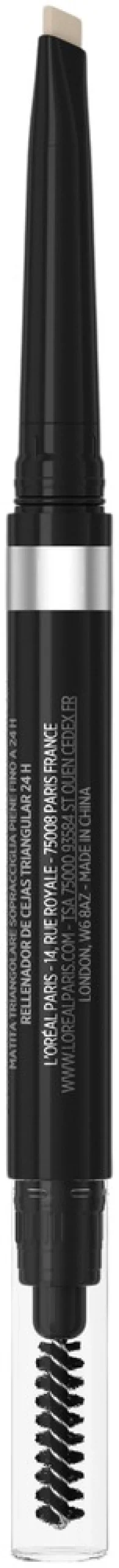 L'Oréal Paris Infaillible Brows 24H Filling Triangular Pencil 1.0 Ebony kulmakynä 1ml