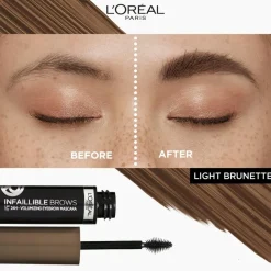 L'Oréal Paris Infaillible Brows 24H Volumizing Eyebrow 5.0 Light Brunette kulmamaskara 5ml