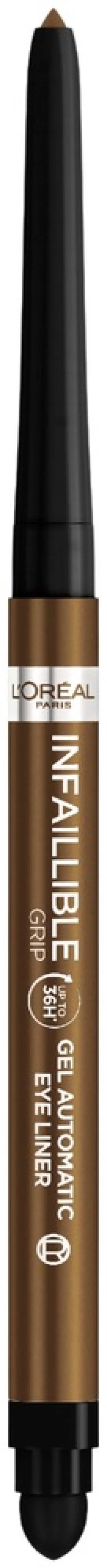 L'Oréal Paris Infaillible Grip 36H Gel Automatic 012 Bronzed Espresso vedenkestävä silmänrajauskynä 5g