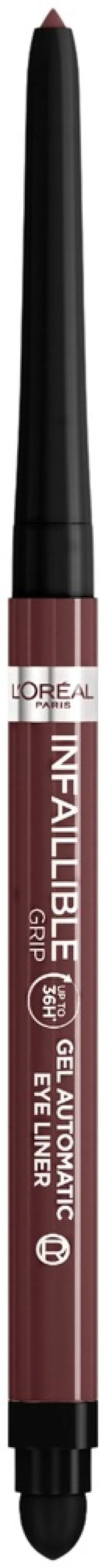 L'Oréal Paris Infaillible Grip 36H Gel Automatic 012 Bronzed Espresso vedenkestävä silmänrajauskynä 5g