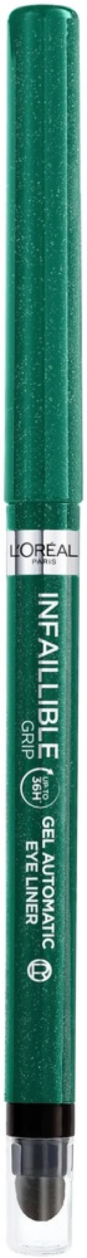 L'Oréal Paris Infaillible Grip 36H Gel Automatic Eyeliner 08 Emerald Green silmänrajausväri 0,3 g