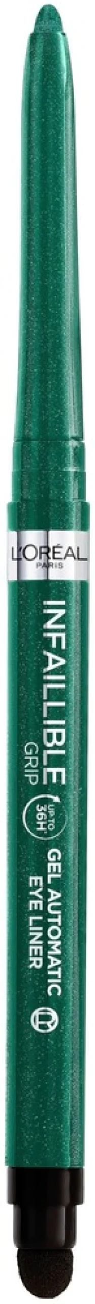 L'Oréal Paris Infaillible Grip 36H Gel Automatic Eyeliner 08 Emerald Green silmänrajausväri 0,3 g