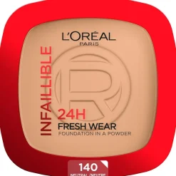 L'Oréal Paris Infaillible 24H Fresh Wear Foundation in a Powder Meikkipuuteri Neutral Undertone 30 ml