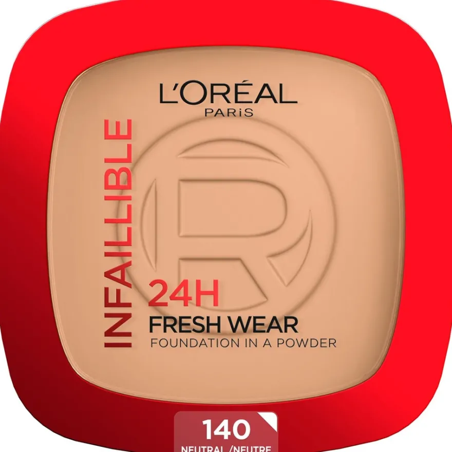 L'Oréal Paris Infaillible 24H Fresh Wear Foundation in a Powder Meikkipuuteri Neutral Undertone 30 ml