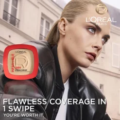 L'Oréal Paris Infaillible 24H Fresh Wear Foundation in a Powder Meikkipuuteri Warm Undertone 30 ml