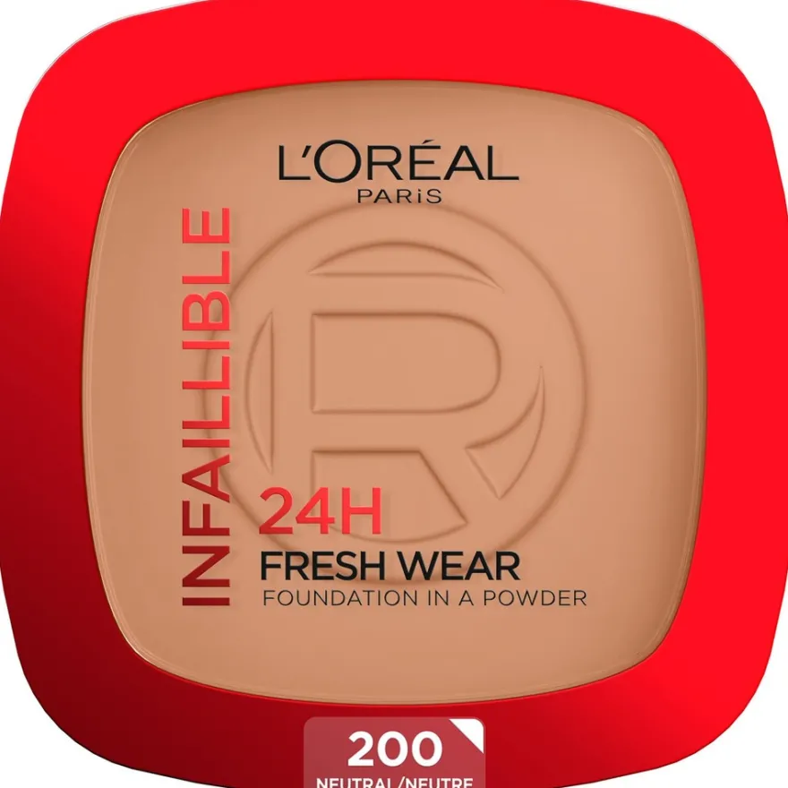 L'Oréal Paris Infaillible 24H Fresh Wear Foundation in a Powder Meikkipuuteri Warm Undertone 30 ml