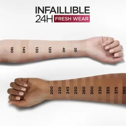 L'Oréal Paris Infaillible 24h Fresh Wear 300 Amber meikkipuuteri 9 g