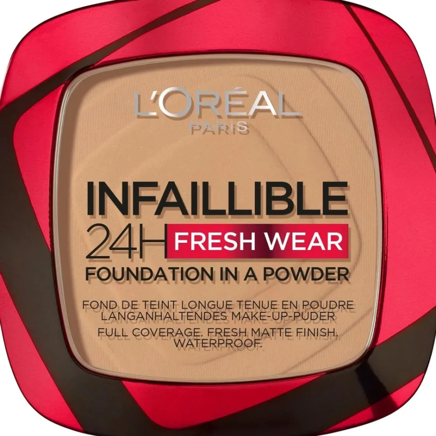 L'Oréal Paris Infaillible 24h Fresh Wear 300 Amber meikkipuuteri 9 g