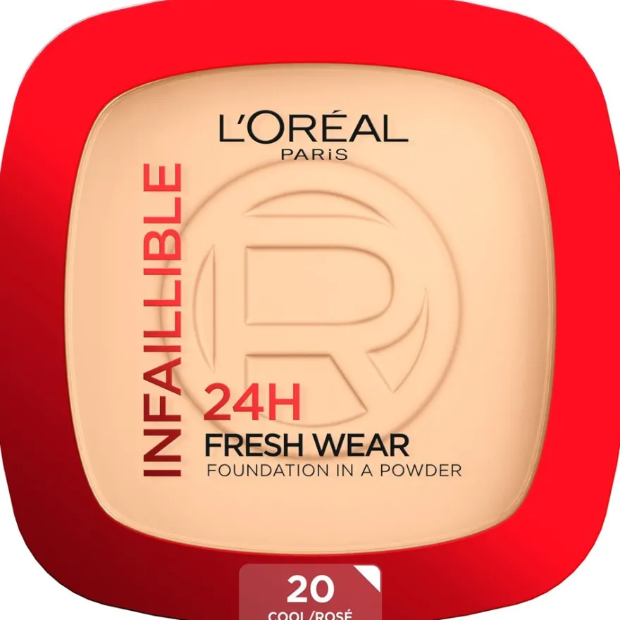 L'Oréal Paris Infaillible 24H Fresh Wear Foundation in a Powder Cool Undertone 30 ml